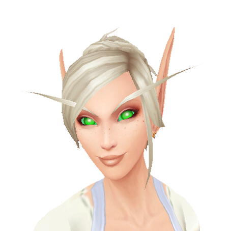 Portrait of Braedyn, Blood Elf proprietor of Fancy Cakes Bakery